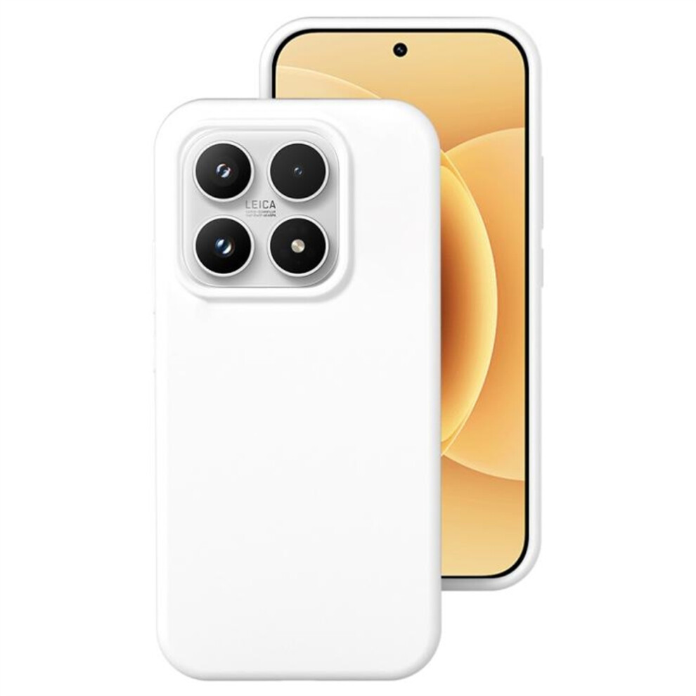 (White) For Xiaomi 17 Liquid Silicone Phone Case Skin-Friendly Shockproof Protective Back Cover White 6914295300728