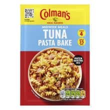 Colmans Midweek Meals Tuna Pasta Bake Meal Maker quick to prepare sauc