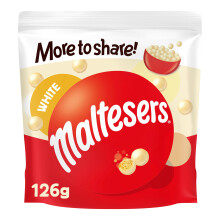 Maltesers White Chocolate Honeycomb Sharing Crispy Bites Delicious Bag 126g