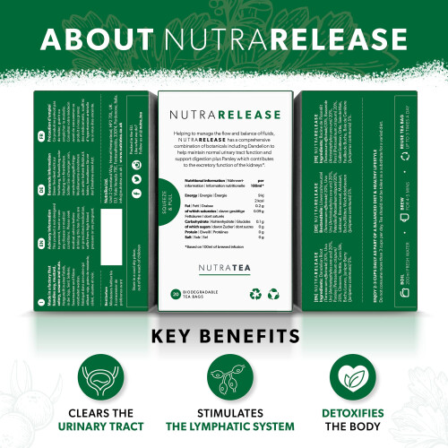 Nutra Tea NUTRARELEASE - Water Retention Tea|Bloated Stomach Tea 1
