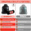 RAMOFY 90L Heavy Duty Black Plastic Bin Bags – Refuse Sacks Liners – 2