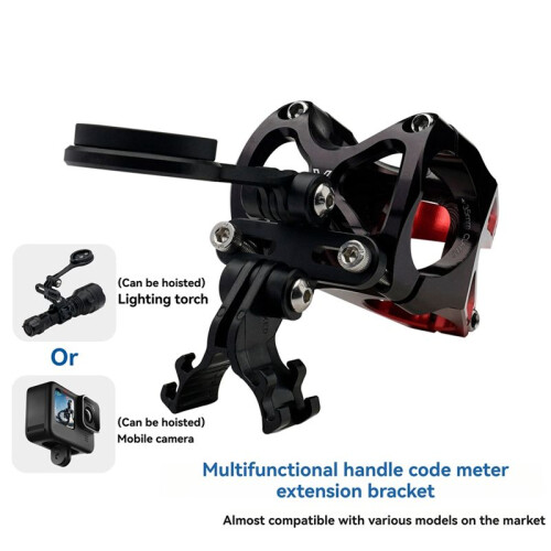 Bicycle Stem Mount Bicycle Computer Mount Holder Bike Speedometer Extension Holder Bracket Bicycle Extension Bracket 1