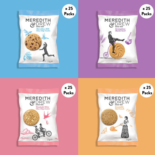 Meredith  Drew Mini Packs Twin Pack Biscuits 23 g Pack of 100