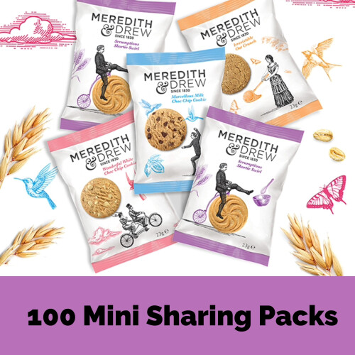 Meredith  Drew Mini Packs Twin Pack Biscuits 23 g Pack of 100 2