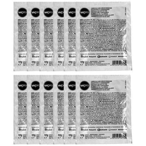 Indesit WPRO Indesit Limescale And Detergent Descaler and De Greaser (Box Of 2