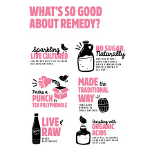 Remedy Kombucha Tea Raspberry Lemonade Sparkling Live Cultured Natur