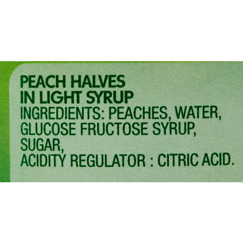 Del Monte Peach Halves in Light Syrup, 420g 2