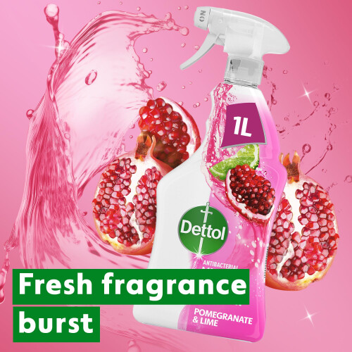 Dettol Dettol Spray Antibacterial Multipurpose Cleaner Pomegranate  Lime 6L 1 1