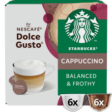 STARBUCKS Cappuccino by NESCAFÉ Dolce Gusto 72 Cappuccino Coffee Pods