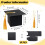 30pcs Graduation Hat Shaped Candy Box Foldable Black Bachelor Hat Gift 1