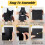 15pcs Graduation Hat Shaped Candy Box, Foldable Black Bachelor Hat 1