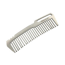 Portable for Titanium Alloy Comb EDC Super Light Hair Brush Outdoor Pocket Gadge Titanium