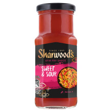 Sharwoods Sweet and Sour Stir Fry Cooking Sauce 195 g Jar Pack of 6