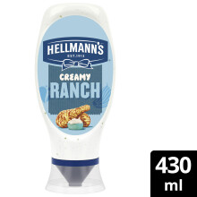Hellmanns Creamy Ranch Sauce made with Buttermilk Garlic for a cool
