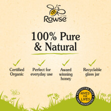 Rowse Honey Organic Honey Squeezy bottle 100 pure natural 340g