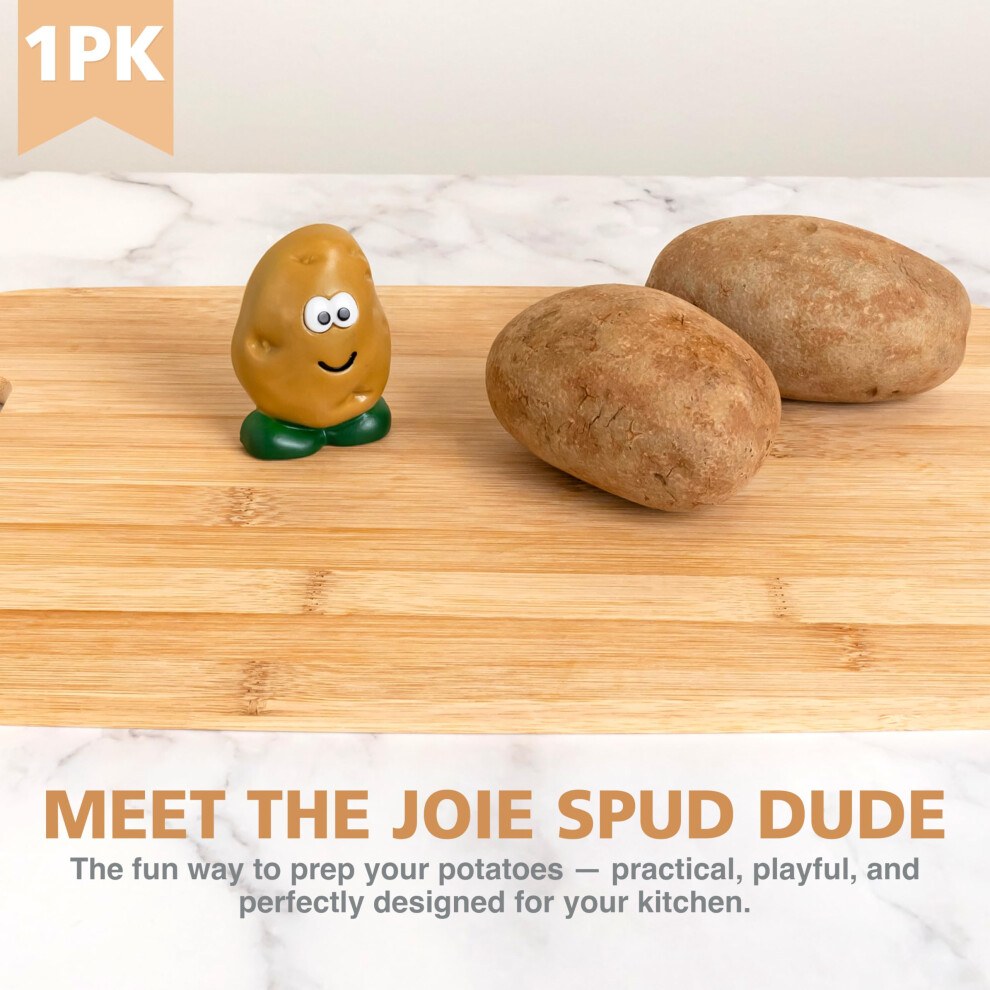 Joie Spud Dude Potato Scrubbing Brush – Fun Durable Vegetable Brush F