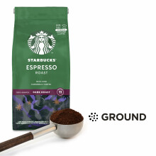 STARBUCKS Espresso Roast Dark Roast Ground Coffee 200g Pack of 6