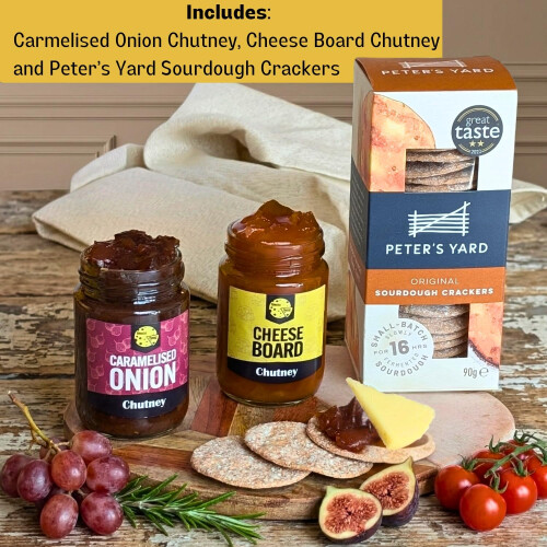 Luxury Artisan Cheese Hamper Gift Set | 6 Gourmet Items Including 2