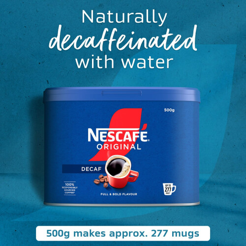 Nescafe NESCAFÉ Original Decaf Instant Coffee 500g Tin 2