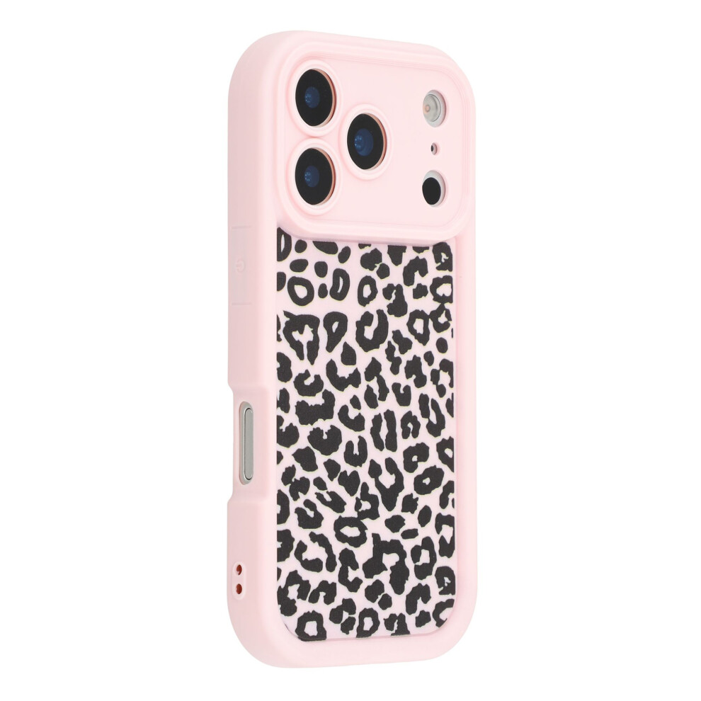 (Pink) For Iphone 17 Pro Max Case Leopard Print Tpu Shockproof Phone Cover Pink 6914299112990