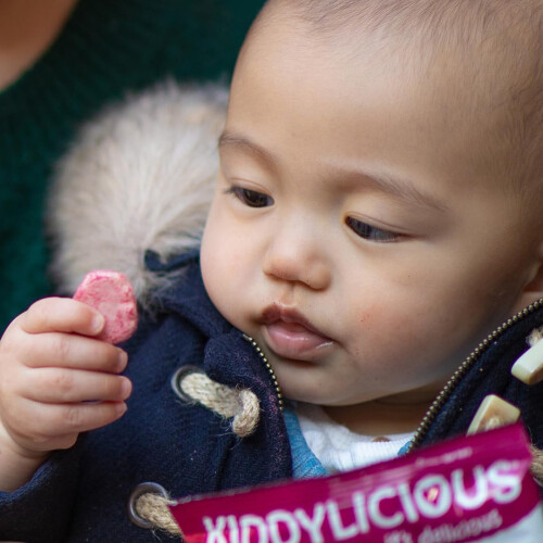 Kiddylicious Raspberry & Beetroot Melty Buttons - Delicious Snacks 2