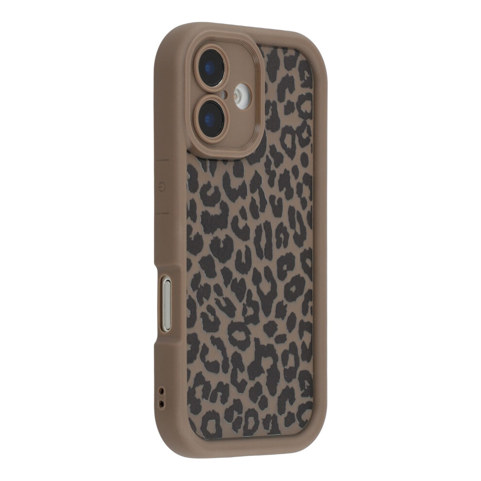 (Coffee) For Iphone 17 Case Leopard Print Tpu Shockproof Phone Cover Brown 6914293332646