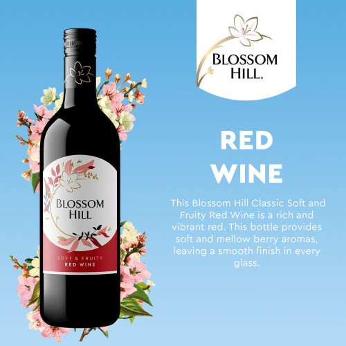 Blossom Hill Red Wine,75cl, (Case of 1