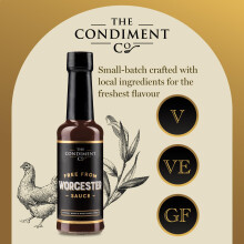 The Condiment Company Free From Worcester Sauce 155g  Gluten Free Worc