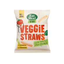 Eat Real Kids Veggie Straws Multibox 24 x 20g Tomato Spinach and Kale