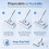 Sweeper Mop Auto Clamp with 7in Wide Microfibre Mop Head, Mini Mop 6