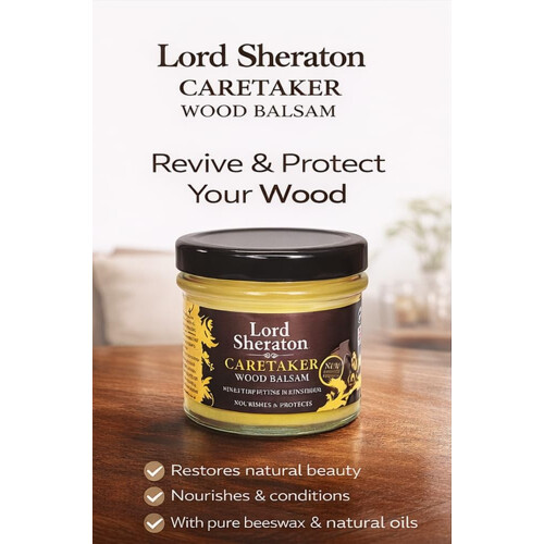 Lord Sheraton Caretaker Wood Balsam 125ml Clear– Natural Beeswax Enric
