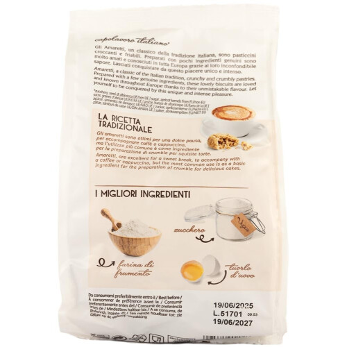 La Mole - Italian Biscuits Selection | Amaretti (200g) & Cantuccini (200g) 2