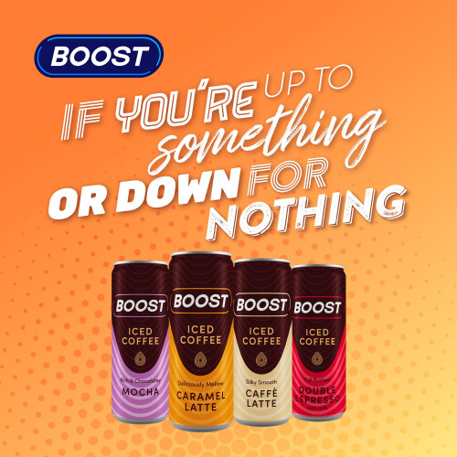Boost Boost Iced Coffee Caffe Latte, 12 x 250 ml, Ready-To-Drink Cold Brew 2