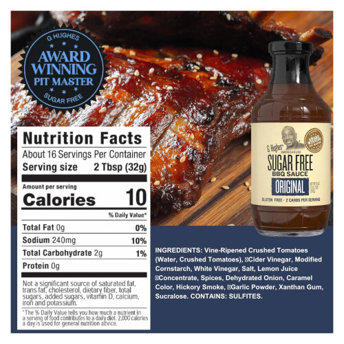 G Hughes BBQ Sauce Original 510ml 1