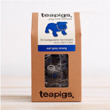 Teapigs Earl Grey Strong Tea Strong Black Tea Bags with Darjeeling Ce