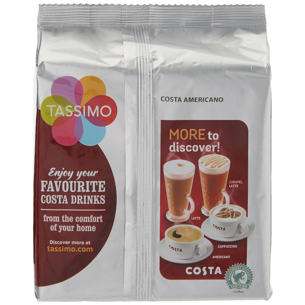 Tassimo Costa Americano Coffee Pods Pack Of 16