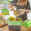 BODFPPC 150 Pack Biodegradable Bin Bags 10L, Compostable Food Waste 5
