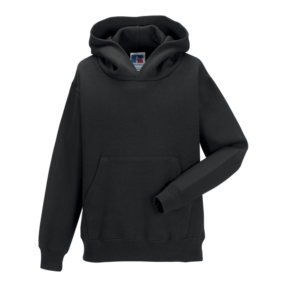 Russell (9-10 Years, Black) Childrens/Kids Hoodie