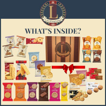 Biscuits Gift Set Hamper Bundle Contains 30 Packs of Individually Wrap