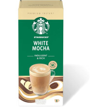 Starbucks White Mocha x5 Premium Instant Coffee Sachets Pack of 6 Tot