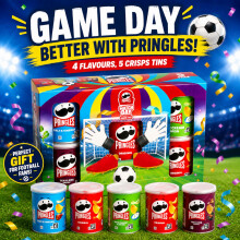 Assorted Pringles Crisps Multipack Box Match Day 5 x 40g Pringles Mul
