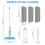 PAPCLEAN Spray Mops for Cleaning Floors - Floor Mop with 3 Microfibre 5