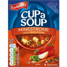 Batchelors Cup a Soup Minestrone with Croutons Instant Soup 4 Sachets