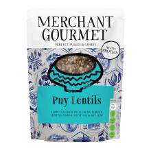Merchant Gourmet Simply Cooked Puy Lentils High in Protein Low Fat So