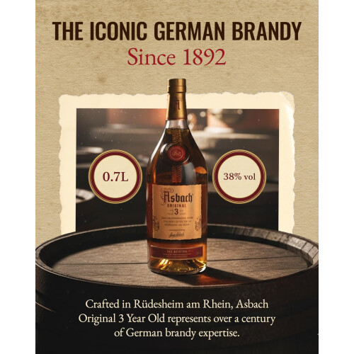 Asbach Original 3 Years Old, 70 cl 1