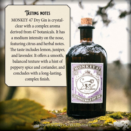 Monkey 47 Schwarzwald Dry Gin 50 cl 2