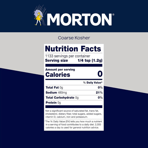 Morton Salt Kosher Salt, 3 lbs 2