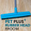 Beldray Beldray Pet Plus+ Rubber Broom with Squeegee – Sweeping Brush with 3