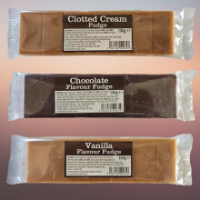 Fudge Sweets Gift Box Clotted Cream Chocolate Vanilla Bars And 6 Ind