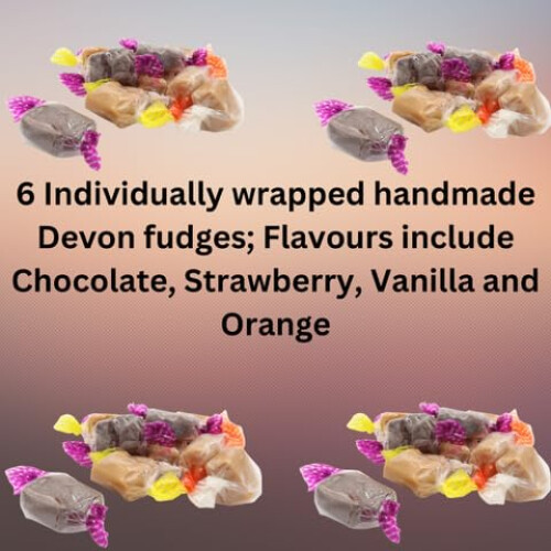 Fudge | Sweets Gift Box | Clotted Cream, Chocolate, Vanilla Bars And 1